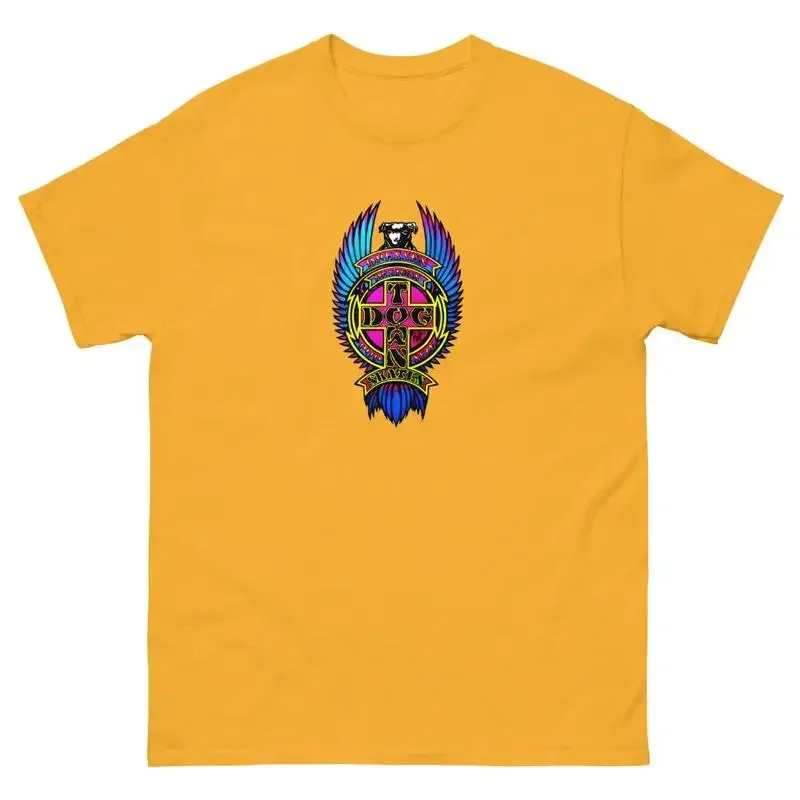 Dog Town Skates Iconic 80S Skate Print Retro Skateboarding T Shirt Design