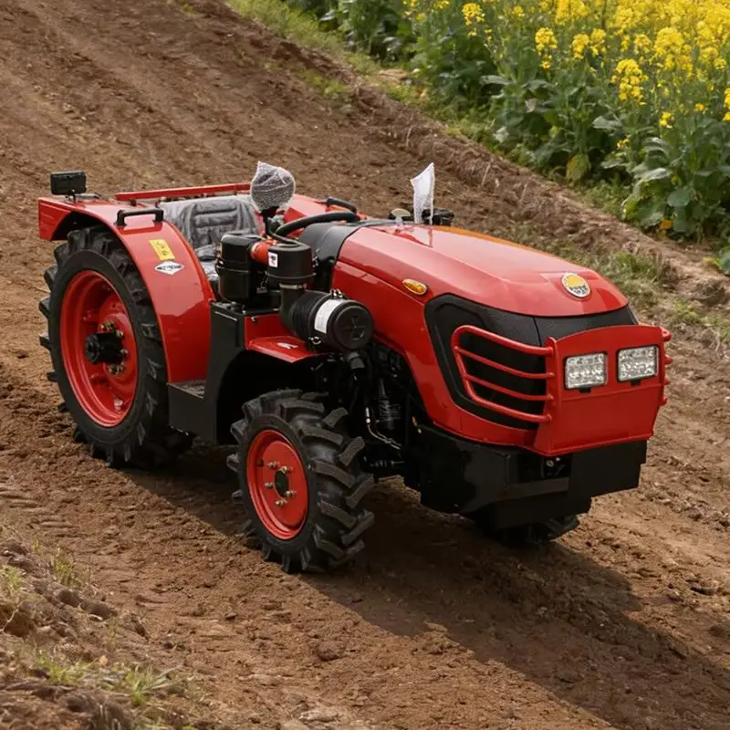 

Индивидуально настраиваемая сельскохозяйственная машина для вспашки, четырехколесный трактор, колесный роторный культиватор с функцией нарезки канав на сельскохозяйственных угодьях