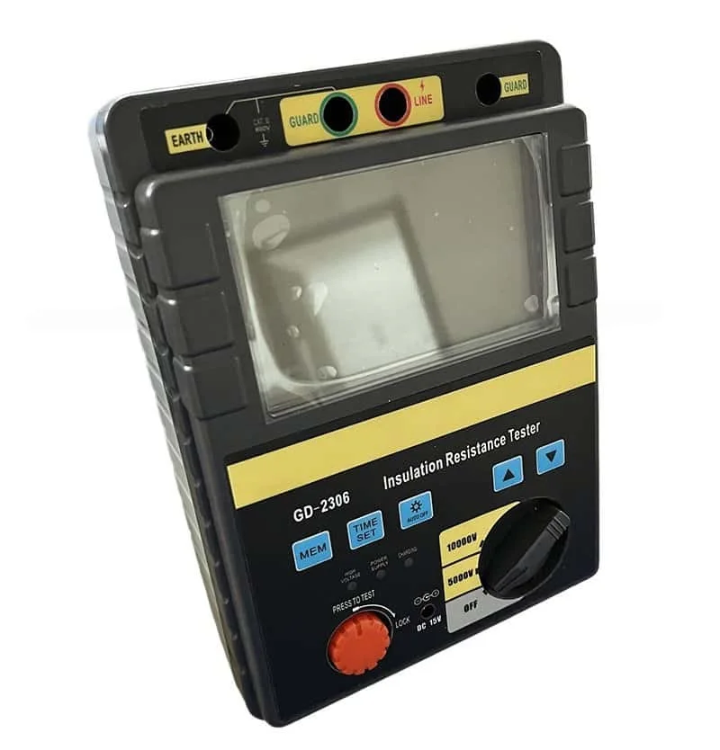 

Портативный измеритель сопротивления 10 кВ, компактный высоковольтный мегомметр для электрических испытаний на объекте