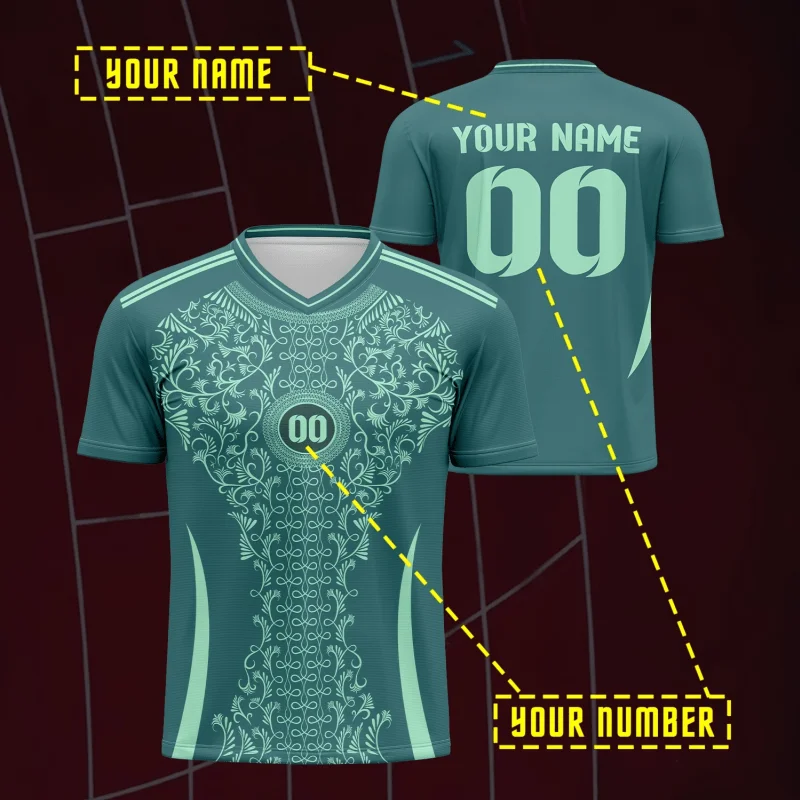 تي شيرت كرة قدم برقبة على شكل حرف V قابل للتنفس مخصص للبالغين والمراهقين قمصان تدريب نادي الفريق ومجموعات ملابس رياضية عائلية