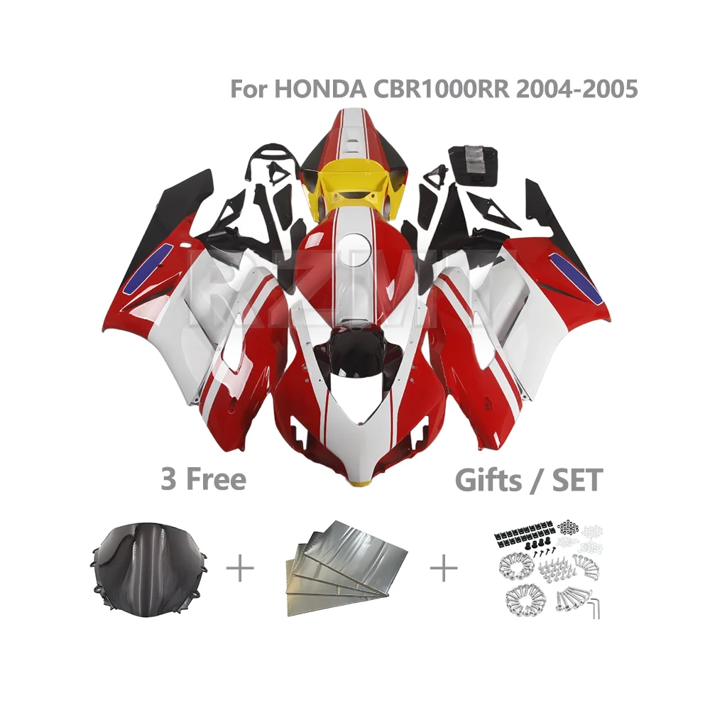 

Комплект обтекателя мотоцикла для HONDA CBR1000RRR 2004-2005 CBR 1000RR ABS, инъекционные индивидуальные обтекатели, комплект деталей для кузова H1005-1034b