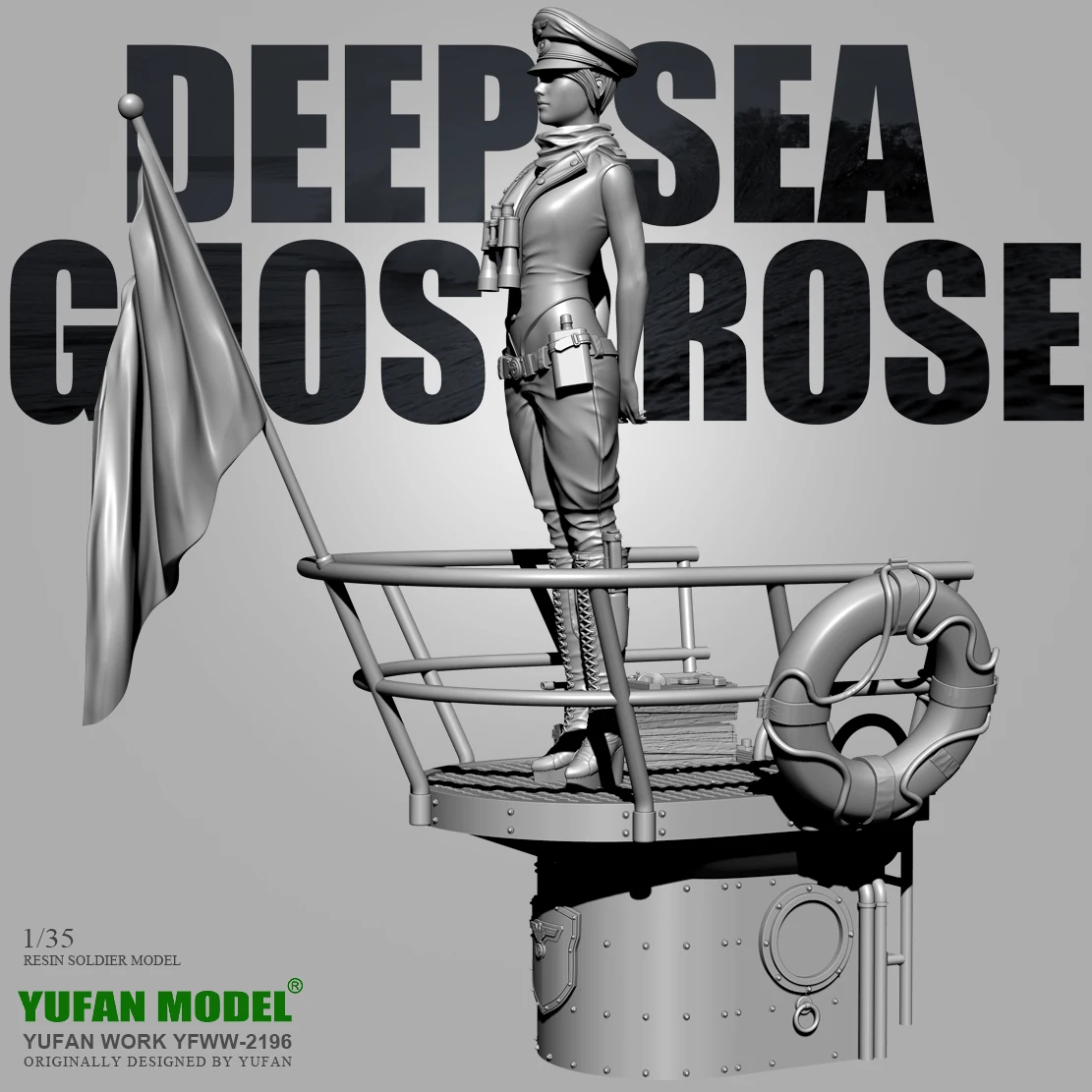 1/35 YUFAN MODEL Resin figure model kits DIY beauty colorless and self-assembled YFWW-2196