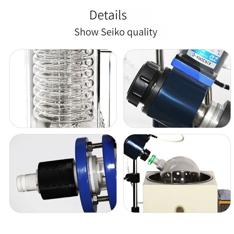 Rotationsverdampfer-Rotations-Glas destillation system im Labormaßstab mit Rotations verdampfung