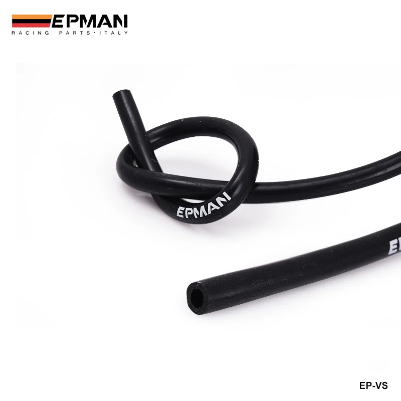 Black ID:10MM Silicone Vacuum Hose Pipe High Performance Tubing-50M For BMW E46 M3/330/328/325 M52 M54 S54 EP-VS-10-1R