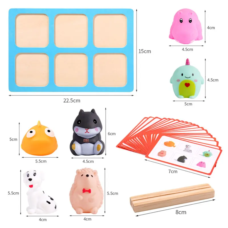 เด็กการคิดเชิงตรรกะเกมกระดาน Montessori Parish การเรียนรู้การคิดเชิงพื้นที่การฝึกอบรมของเล่นเพื่อการศึกษา Sensory Play สําหรับเด็ก