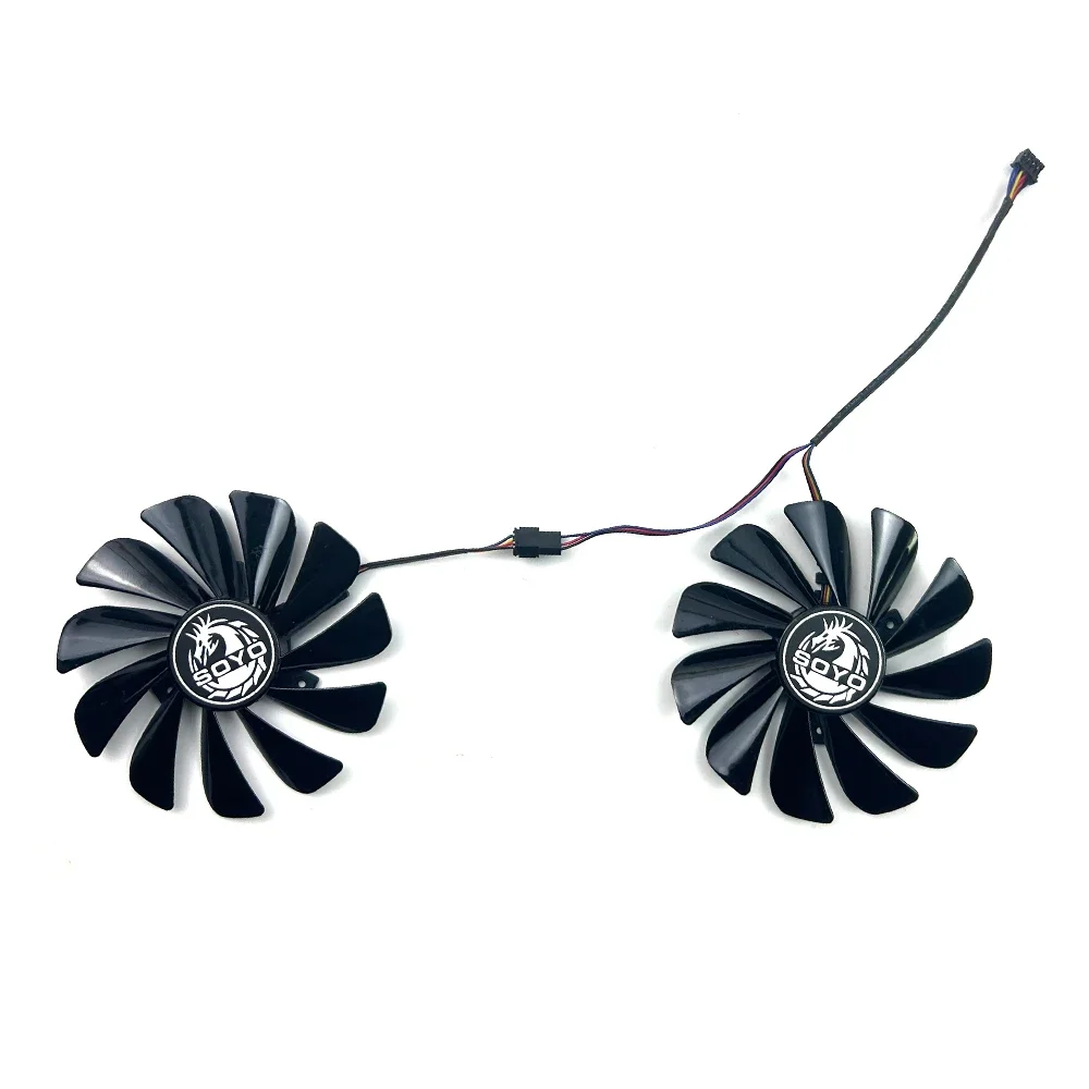 cooling fan 95MM 4PIN CF1010U12S RX 5700 GPU fan AMD SOYO Radeon RX5700 8G GDDR6 Graphics Card