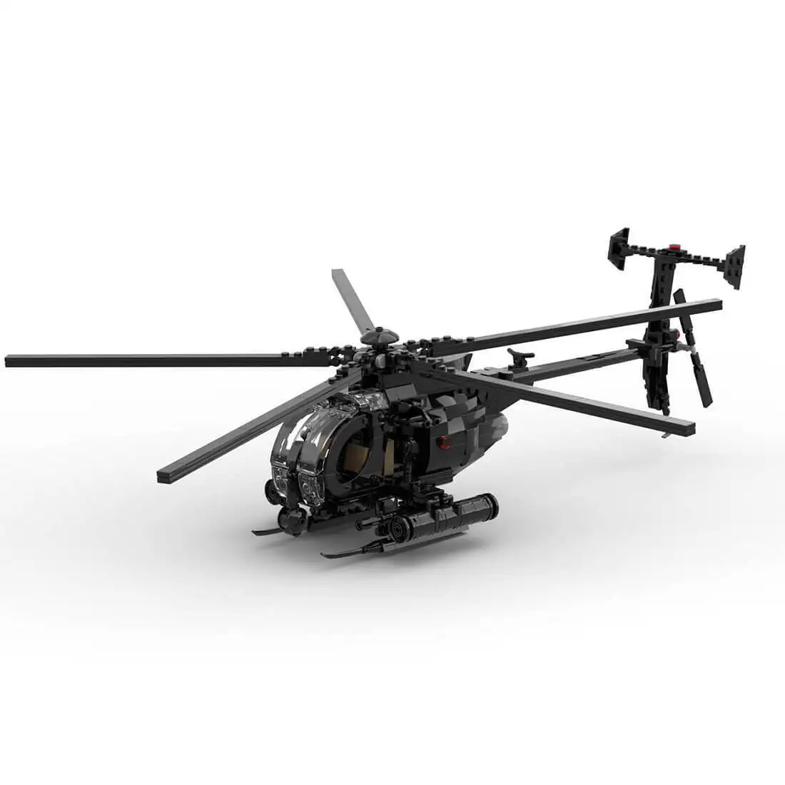 

Custom MOC-88275 MH-6 Little Bird Helicopter 608 Parts Toys Gift for Christmas