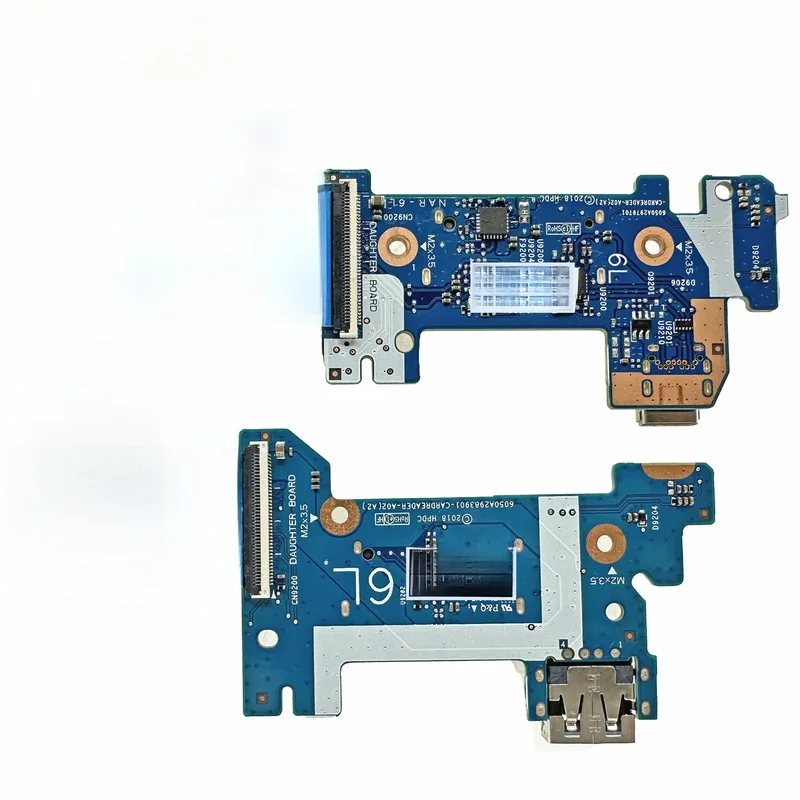 For HP 14s-CR 14-CS 14-CM 14-CK 14-DK 240/245 G7 USB 3.0 3.1 Type-C Card Reader Power Board With Cable 6050A2983901 6050A2979701