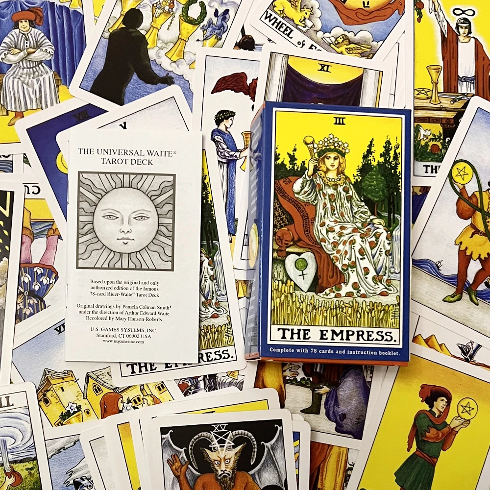 

12X7CM Tarot Cards with Guide Book.Universal Waite Divination Tarot Deck Cards.tarot Cards for Beginners.Fate Divination
