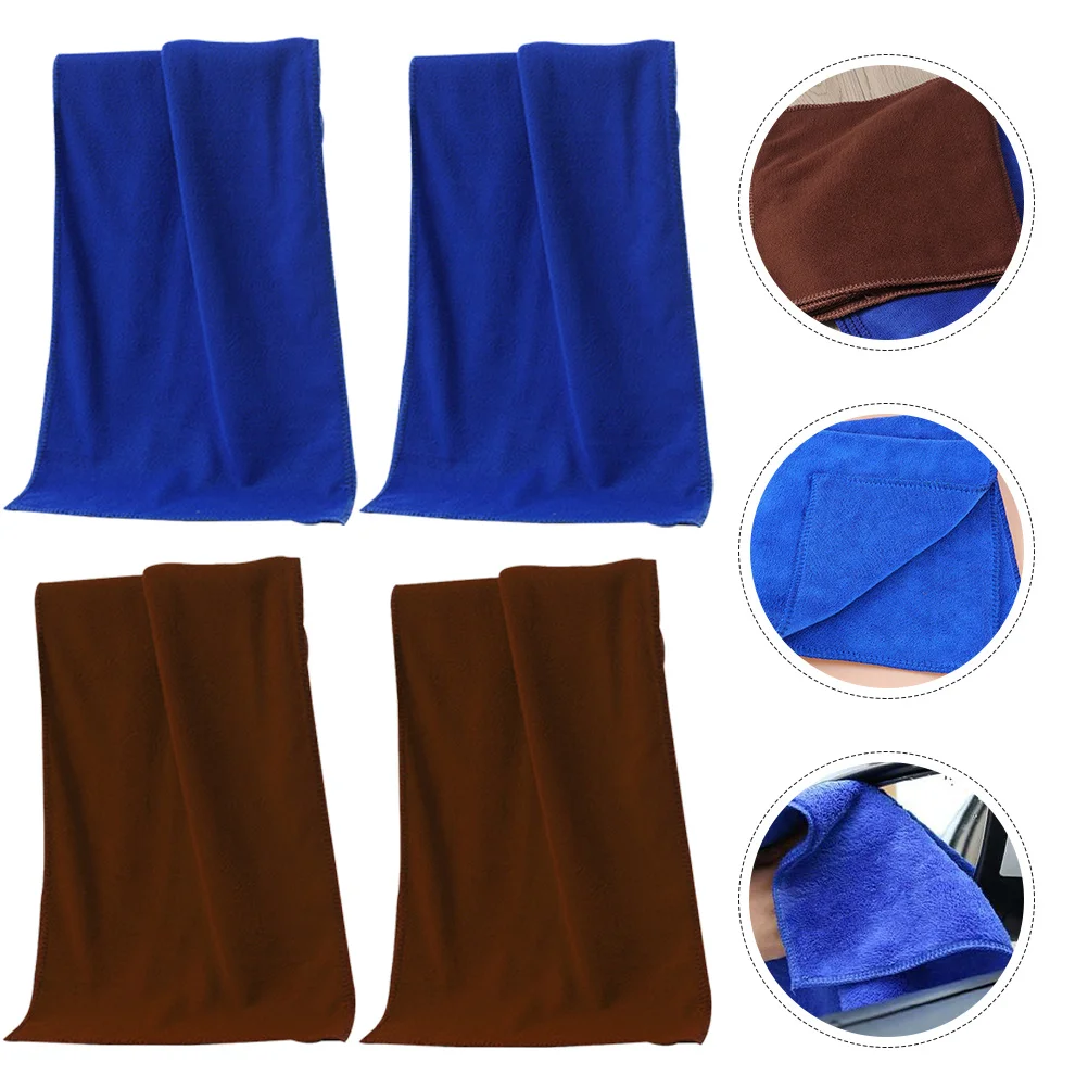 

8 Pcs Absorbent Towel Microfibre Car Cloths Superfine Fiber Kitchen Washcloths for Dishes