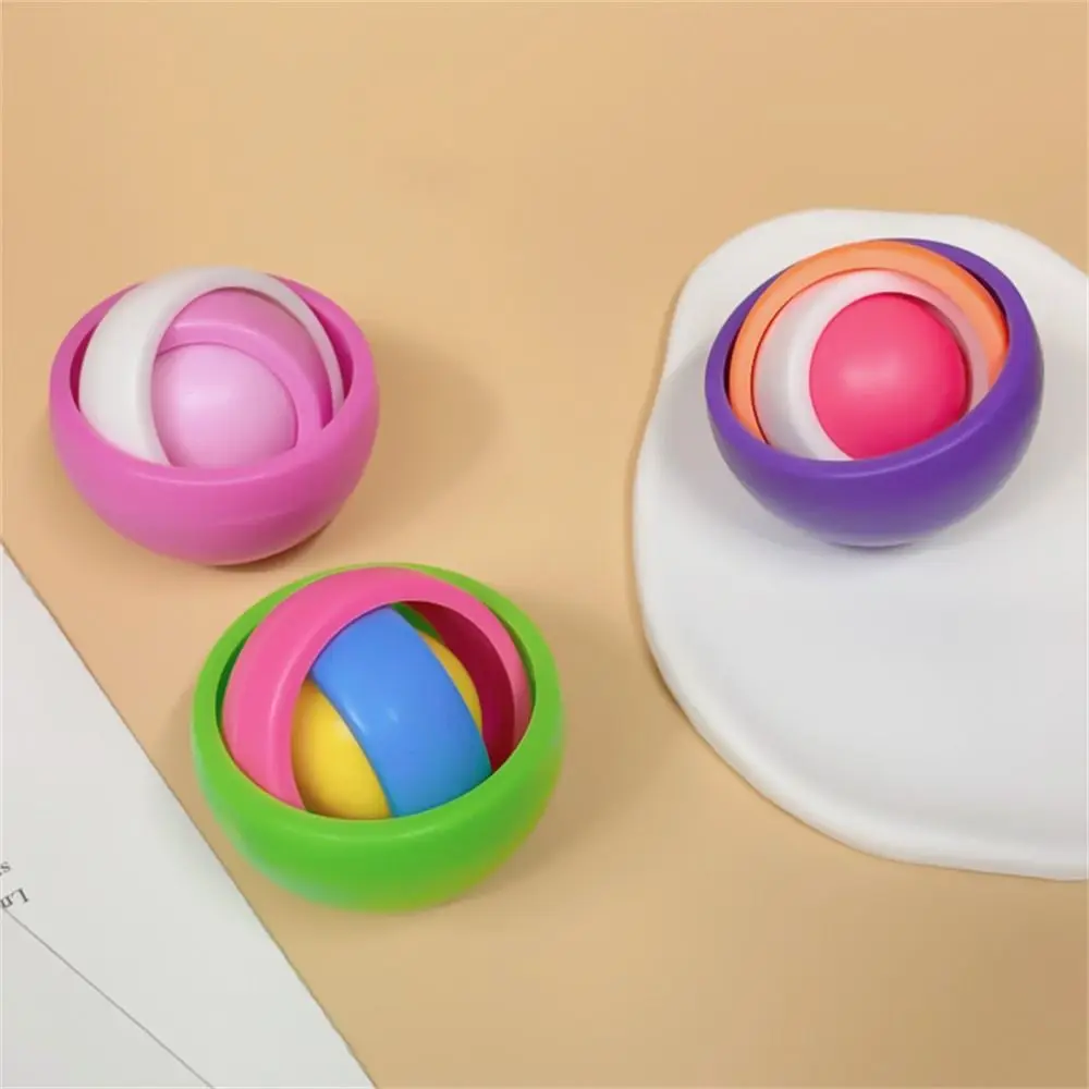 Kinderspielzeug 3D-Bälle Gyroskop Sensorisches Spielzeug Handspinner Fidget Spinner Flexibilität Flipping Kreisel Jungen Mädchen