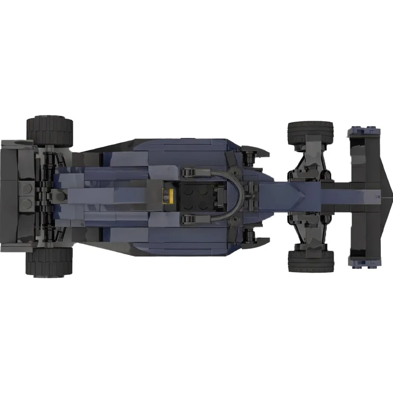 302 PCS Racing Car Red B19 - Miami MOC Customize Modular Building Block Design Model Technology Popular DIY Toy Christmas Gift