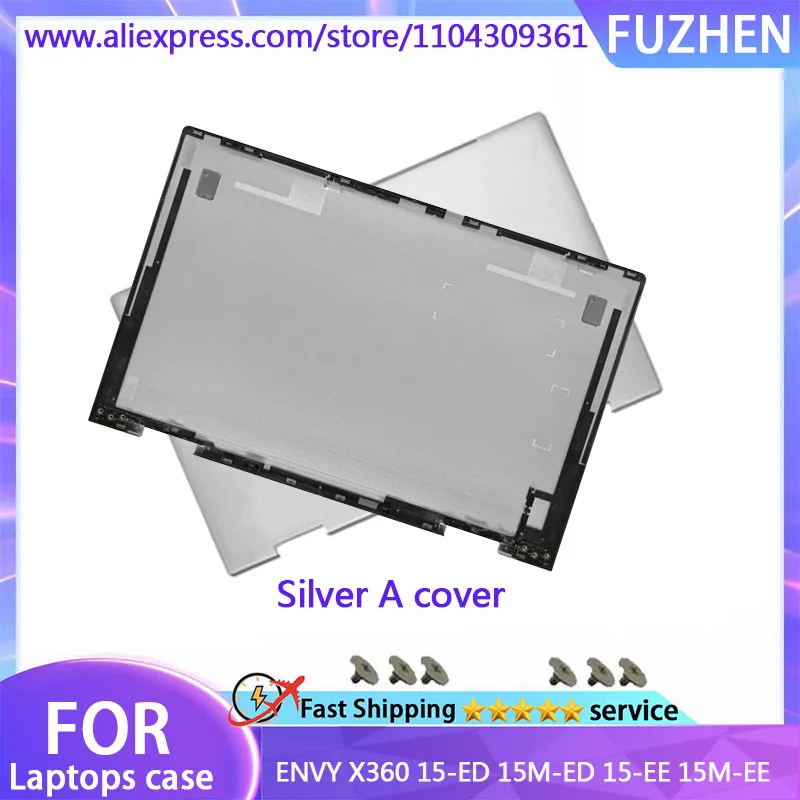 New Cover For ENVY X360 15-ED 15M-ED 15-EE 15M-EE TPN-C149 LCD Screen Back Cover Front Bezel Palmrest Top Bottom Case Hinges