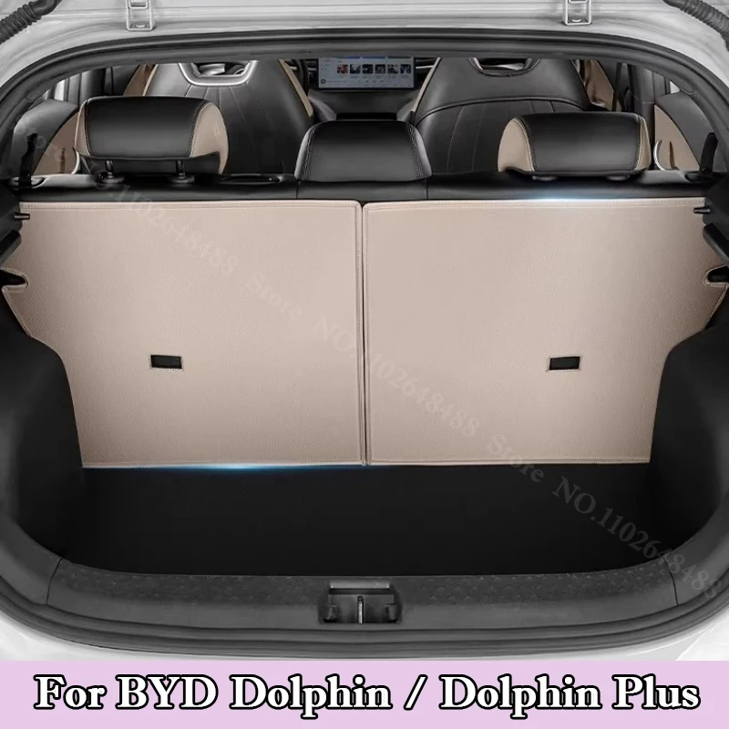 

For BYD Dolphin Plus 2024 2025 2026 Car Rear Seats Protective Pads Seat Back Kick Protector Interior Leather Cushion Stickers