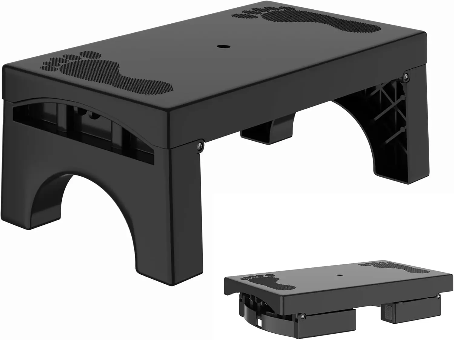 

Step Stool Foldable For Adults Kids, Heavy Duty Non-Slip Folding Stepping Stool With 400-Lbs Acity, Portable Collapsible Foot