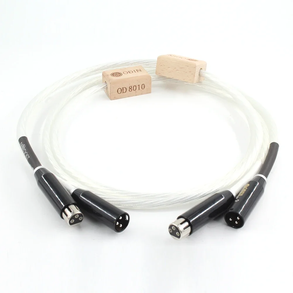 Nordost Odin Highest Reference Audio XLR Interconnect Cable Hifi Audio Balance Cable Silver Plated XLR Plug WIre Cable