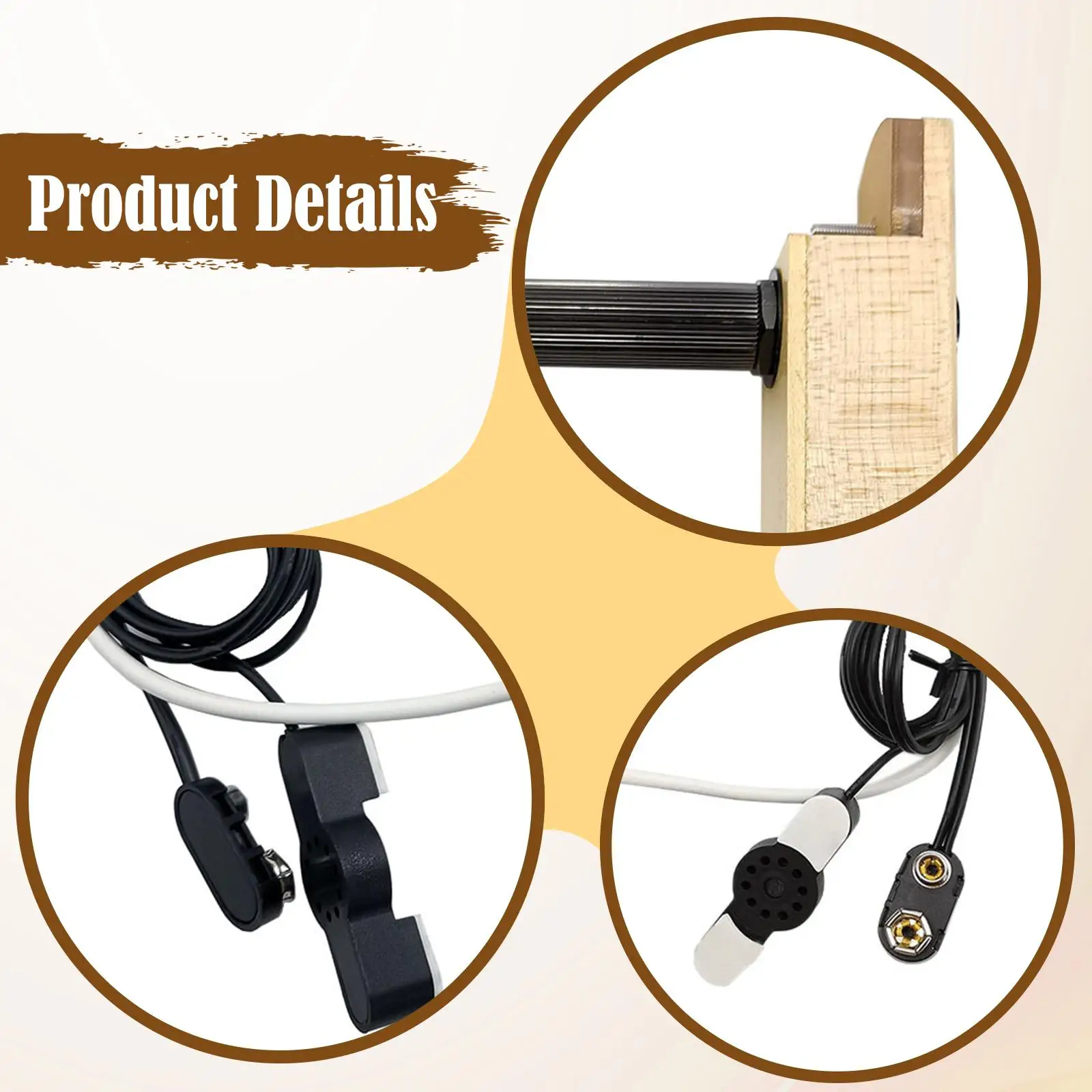 Drum Sound Hole Pickup Drum Pickup High Performance Replacement Accessories Percussion Instruments Part for Live