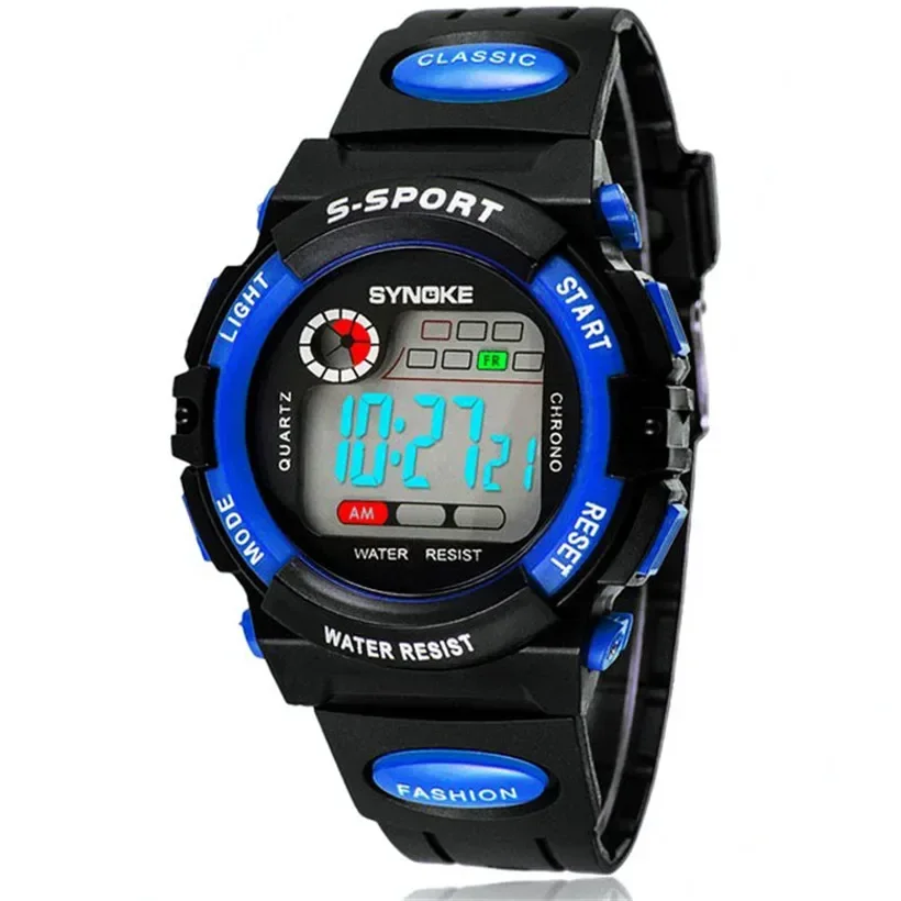 Synoke Fashion Outdoor Sport Watch Men Boys Led orologi digitali orologio elettronico multifunzionale prezzo economico Dropshipping 2020