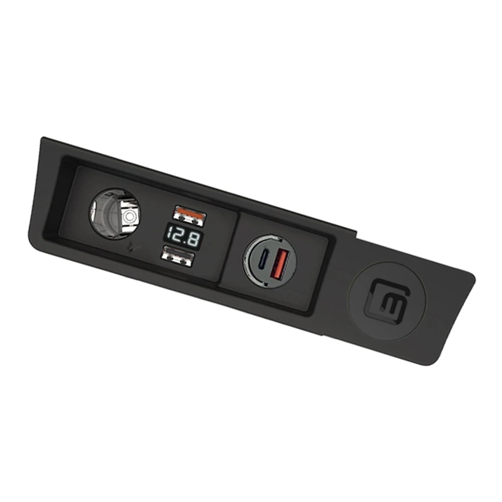 Auto-Ladebuchse USB Schnellladung für Passat B6 B7 07-16 für CC 10-18 ABS Schwarz Ersatz-Ladebuchse Autoelektronik – Detail 8