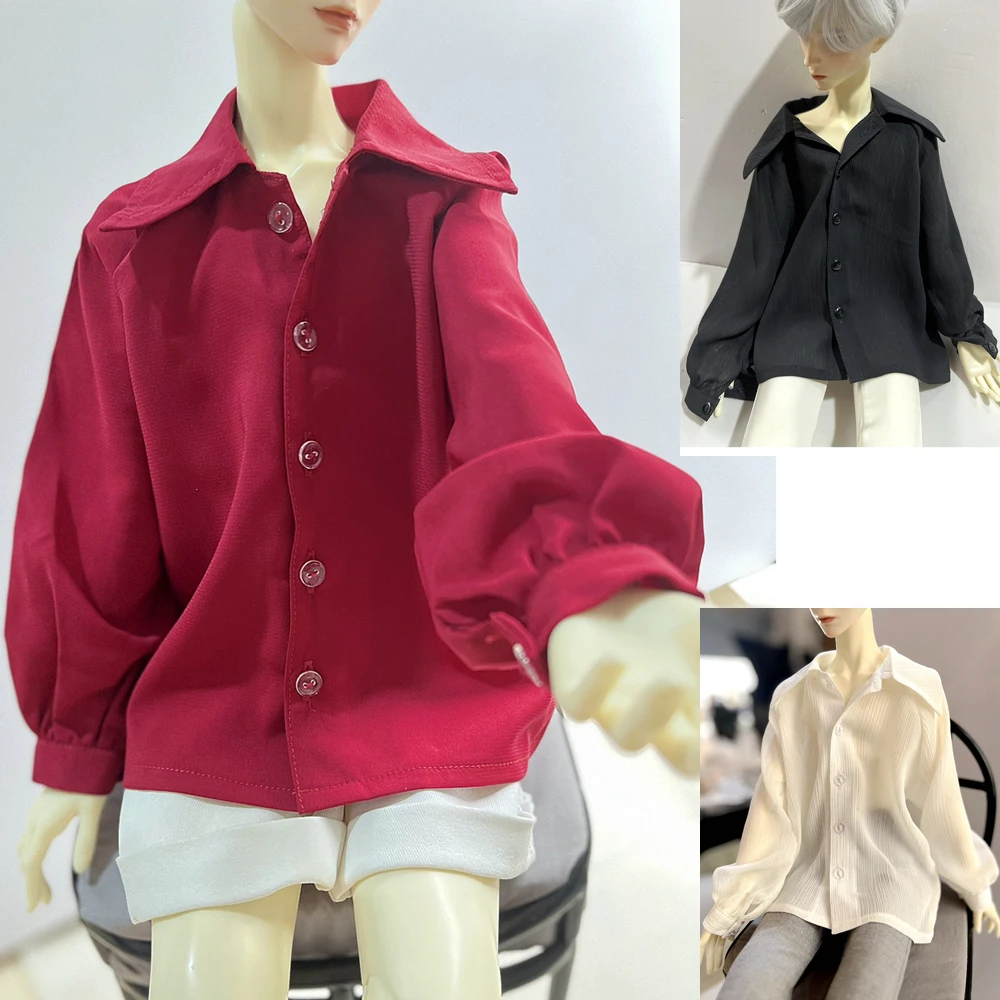 

D09-P713 детская игрушка ручной работы 1/4 1/3 дядя 68 73 ID75 BJD/SD кукольная одежда шифоновая рубашка 1 шт.