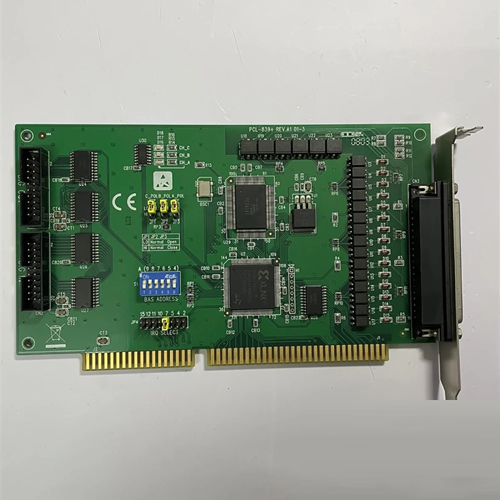 Imagem -06 - Eixos Stepping Cartão de Controle do Motor para o Cartão de Captura de Dados Advantech Navio Rápido Funciona Perfeitamente Alta Qualidade Pcl839 Mais Rev. a1