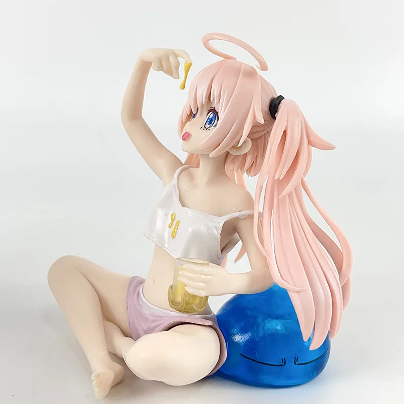 12cm anime milim nana kawaii postura sentada figura de ação pvc modelo brinquedos boneca estátua decoração de mesa ornamento do carro presentes colecionáveis
