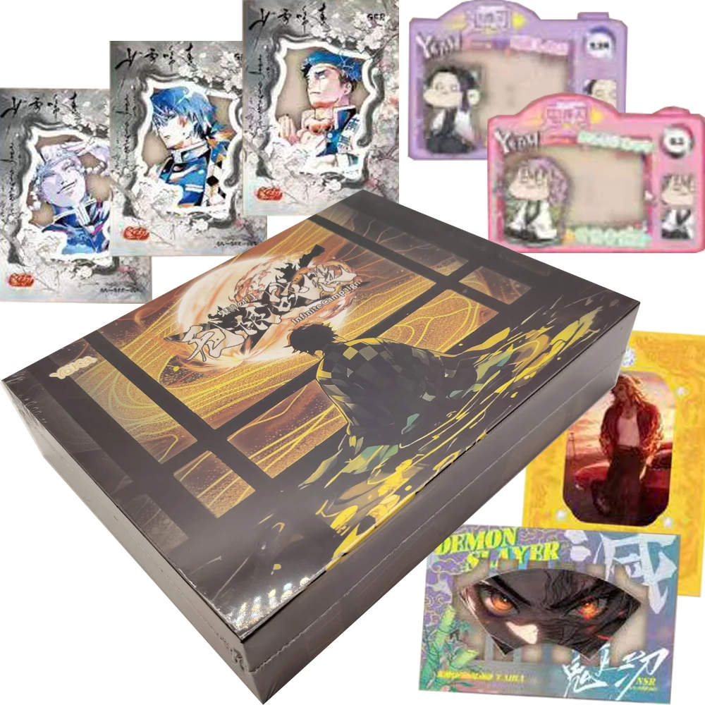 

Demon Slayer Collection Cards Anime Kamado Tanjirou Agatsuma Zenitsu Exclusive Character Special Effects Storyboard Cards Gifts