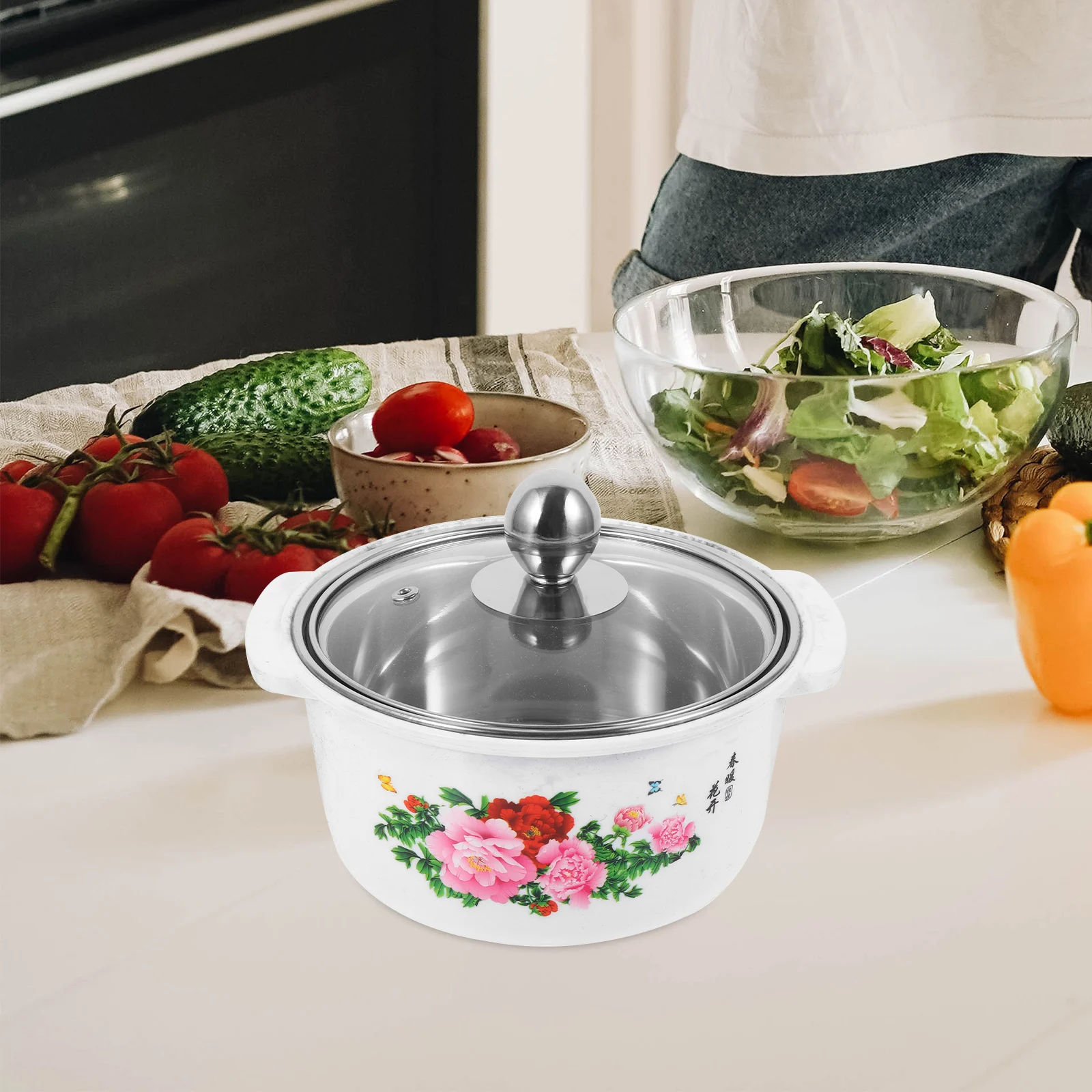 

Stainless Steel Soup Pot Small Pot Hotpot Cookware Electromagnetic Stove Cooking Pot