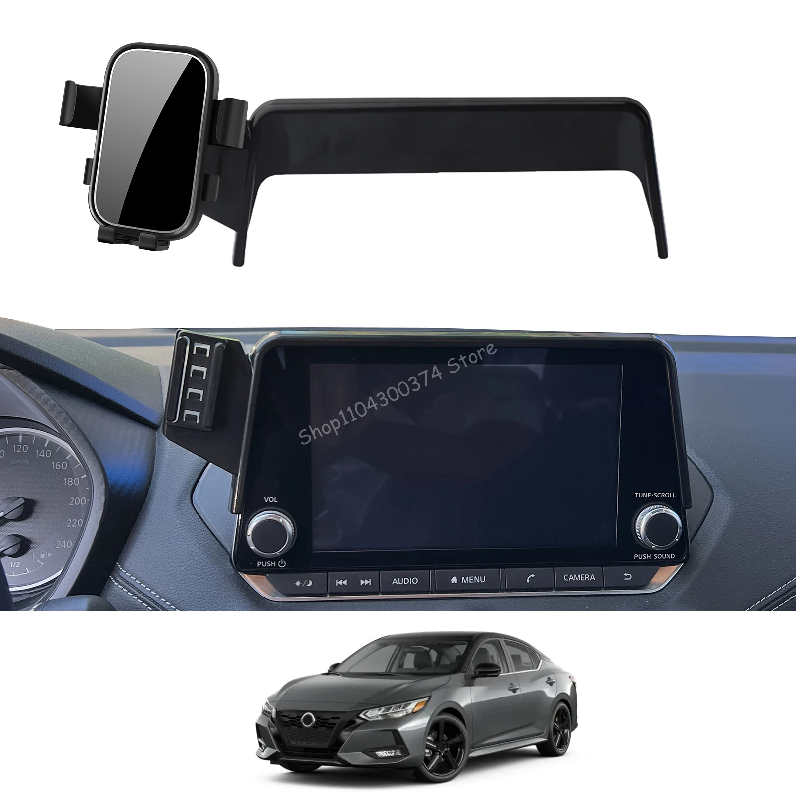 

Car Mobile Phone Holder for Nissan Sentra B18 2020~2025 GPS Bracket Navigation Stand Auto Accessories