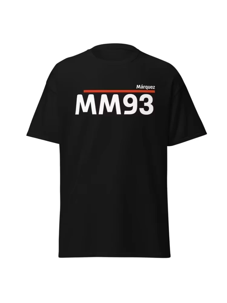 

2025 Hommes Marc T-shirt Décontracté Marquezs Et 93 Ant Moteur Graphique Été Manches Courtes Streetwear S-3XL Cool T-shirt
