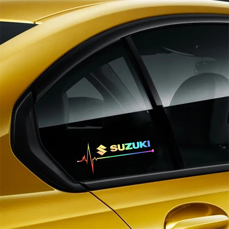 

Car side window laser sticker for Suzuki Swift Jimny SX4 Baleno Grand Vitara Celerio S-Cross