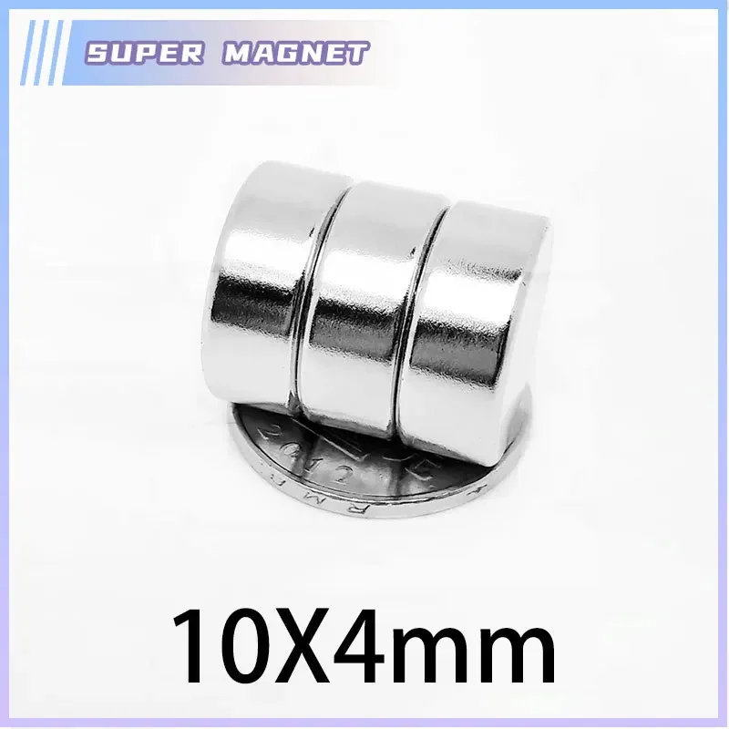 10/20/50/100/150/200PCS 10x4 mm Disc Strong  Powerful Magnetic Magnets N35 10x4mm Small Round Neodymium Permanent Magnet 10*4