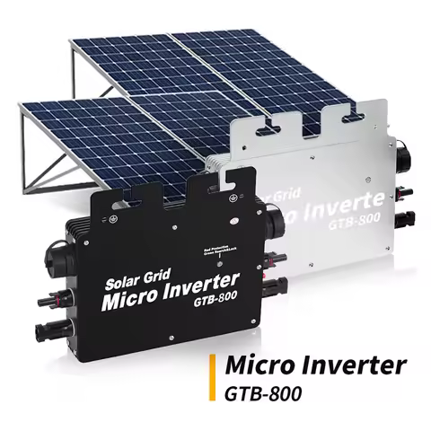 800W PV Solar Micro Inverter DC to AC Output 110V 220V Micro Solar Grid Tie Inverter IP65 With WIFI