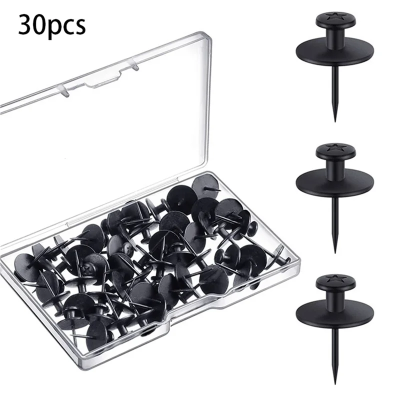 30 Pieces Double Headed Small Head Thumb Tacks Wall Hanging Picture For Hanging Pictures, Photos, Paintings, Clock, Ornaments-AC