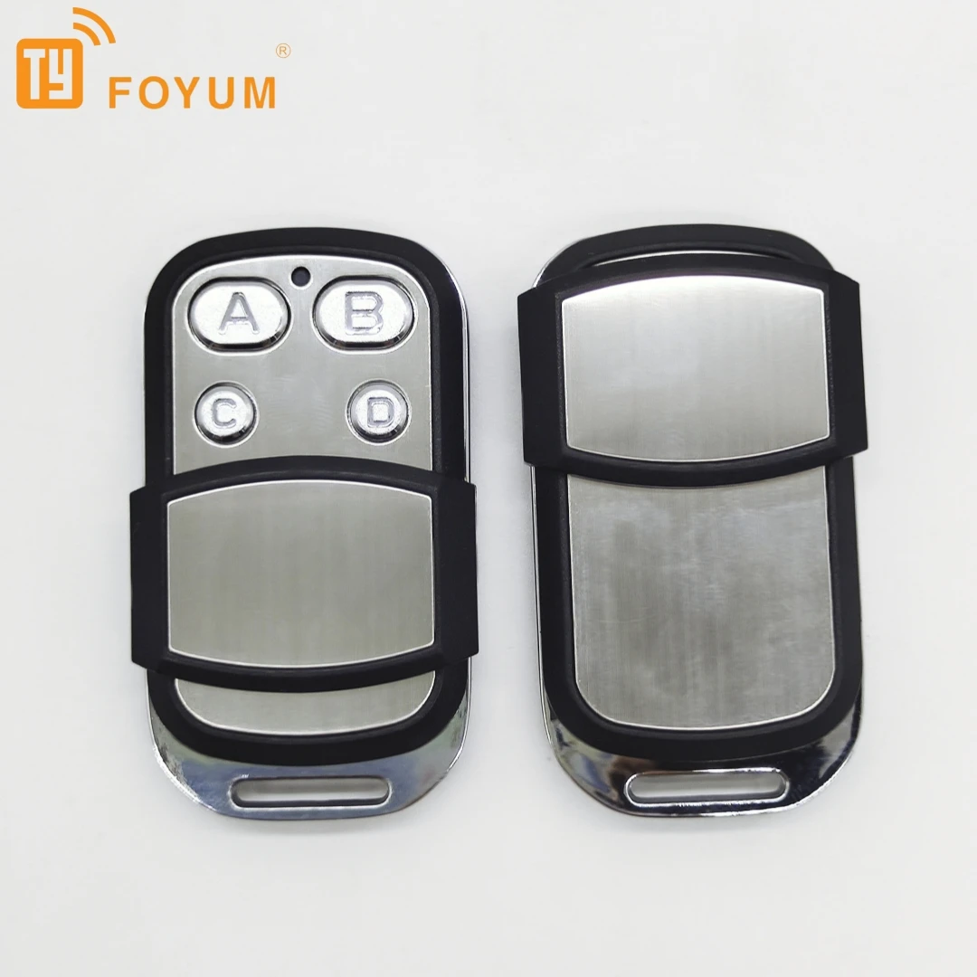 

Multi Brands D4 Cloning Rolling Code Multi-Function 433.92mhz Gate Door Remote Control Duplicate Garage Transmitter Replacement