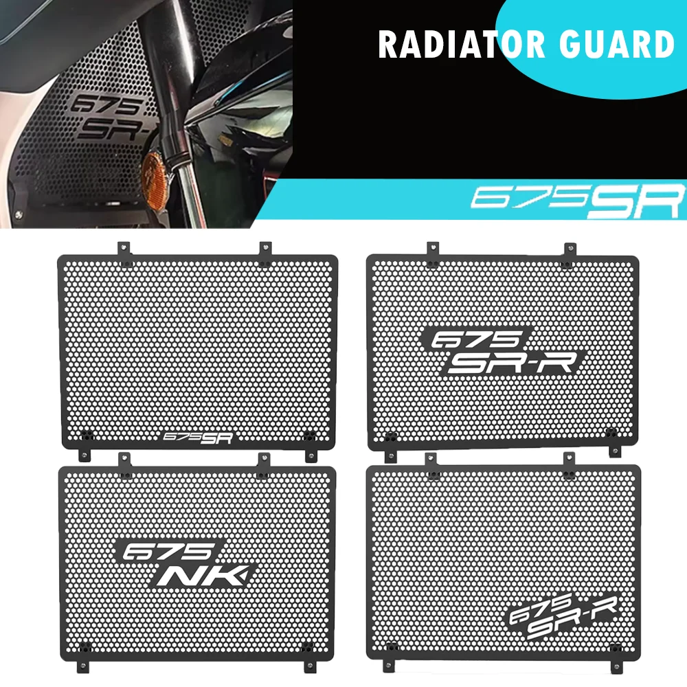 

For CFMOTO 675SR-R 675SR R 675NK 675 SS 2024 2025 2026 CNC Radiator Grille Guard Cover Oil Cooler Guard Motorcycle Accessories