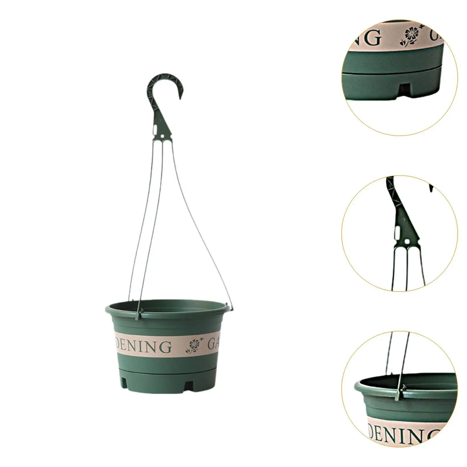 Hanging Planters Holiday Gift Bonsai Pot Drainage Holes Container Hanging Basket Planter for Indoor Windowsill Outdoor Home