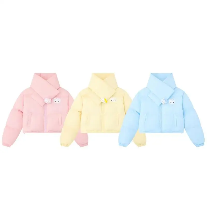 

Sanrios Cartoon Hello Kittys Cotton Clothes Jacket Winter 2026 New Sweet Girl Commuting Fashion Cute Coat Keep Warm Holiday Gift