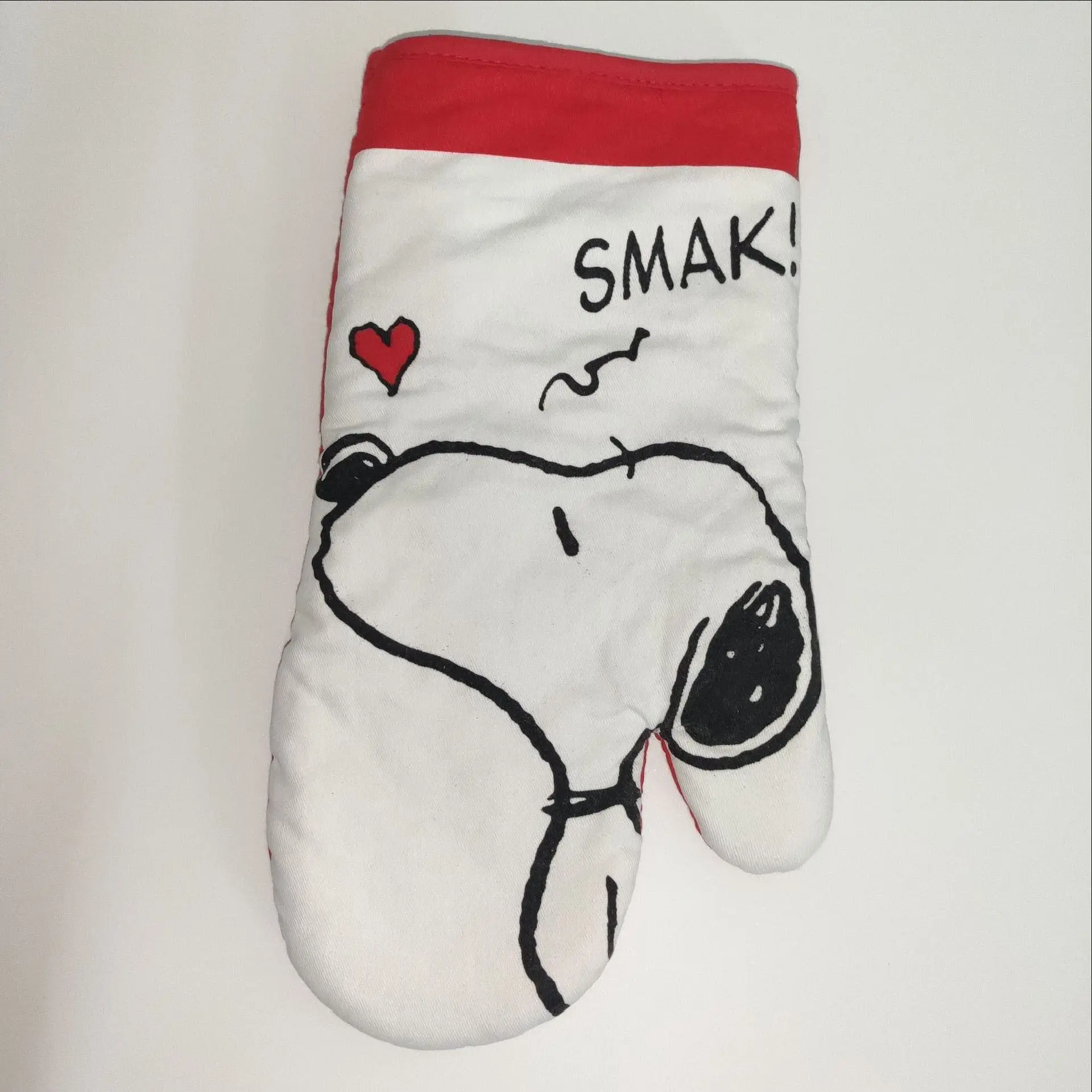 Rękawice kuchenne izolacyjne z wzorem kreskówkowym Disneya: Myszka Miki, Królik Peter, Snoopy, Księżniczka, wydłużone, grube.