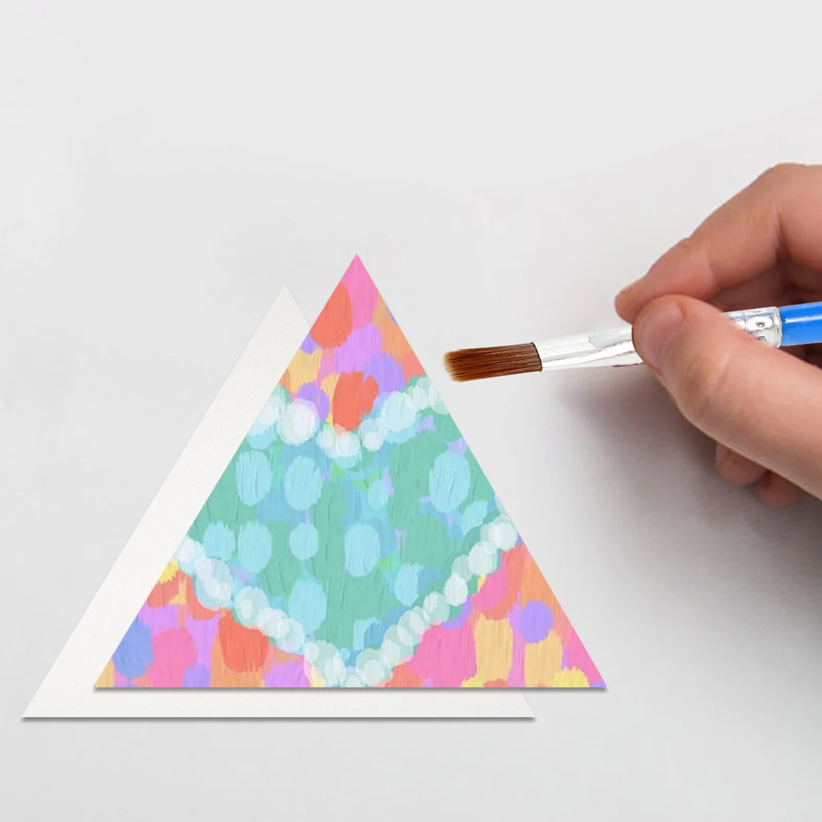 

5Pcs Canvas Boards Blank Art Panels Oil Painting Boards Durable Stretched Canvas Drawing Board Blank Board for Painting