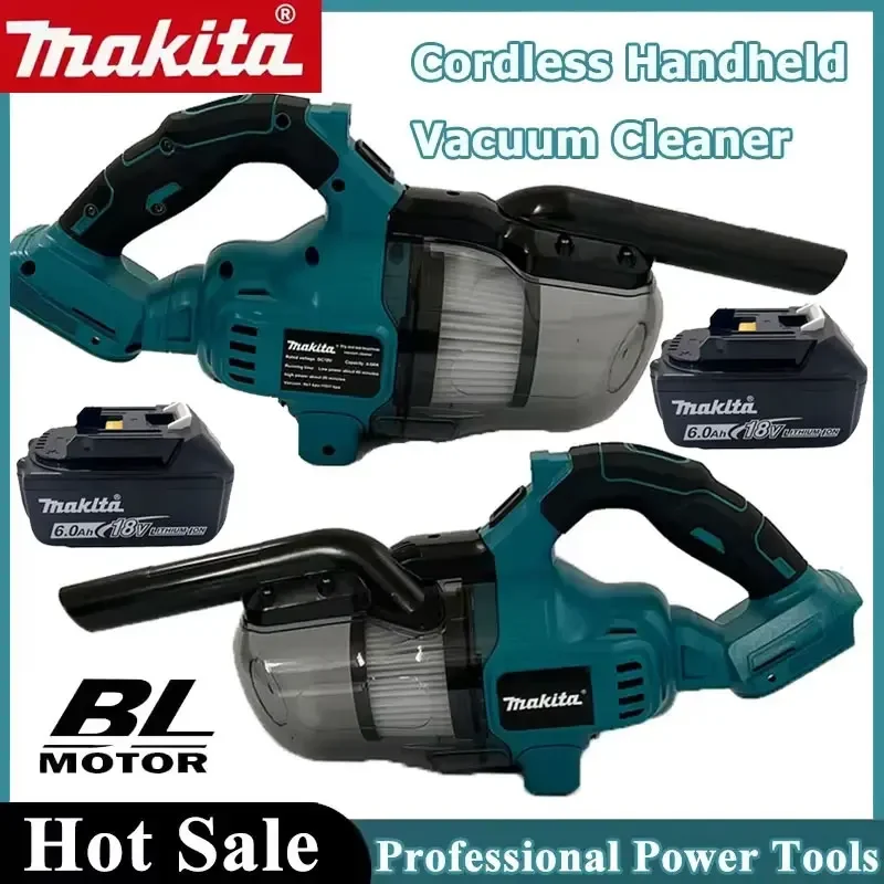

Makita Cordless Handheld Vacuum Cleaner 18V Portable for Floor Carpet Car Pet Hair Cleaning Industrial Construction Fit 18V Batt