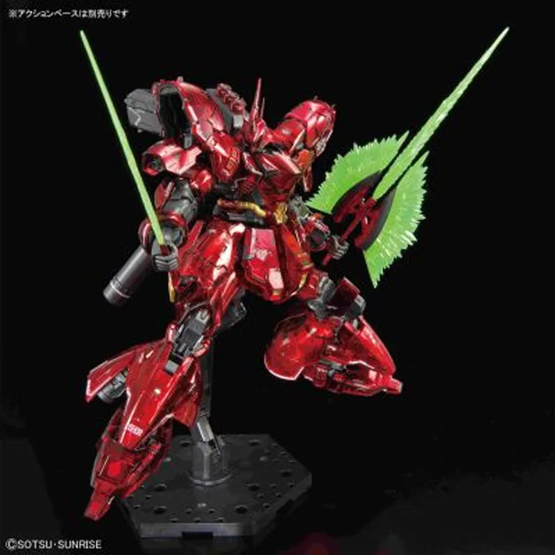 Bandai – KIT de modèles originaux GUNDAM RG SAZABI, placage de noyau mécanique, modèle d'assemblage de figurines d'action, jouets, modèles cadeaux pour garçons, 1/144