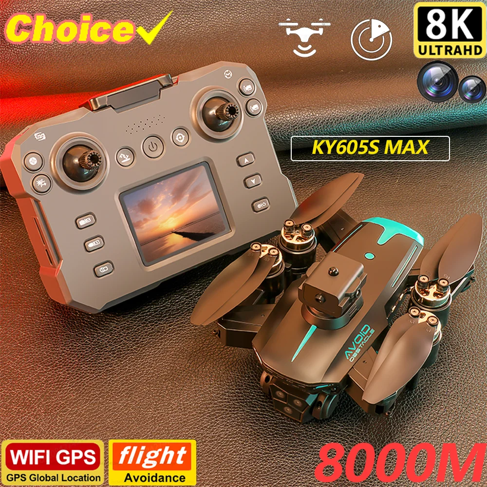 BEXINE KY605S RC 드론, 화면 제어, 전문 HD 8K 카메라, 광학 흐름, 장애물 회피, RC 쿼드콥터 장난감