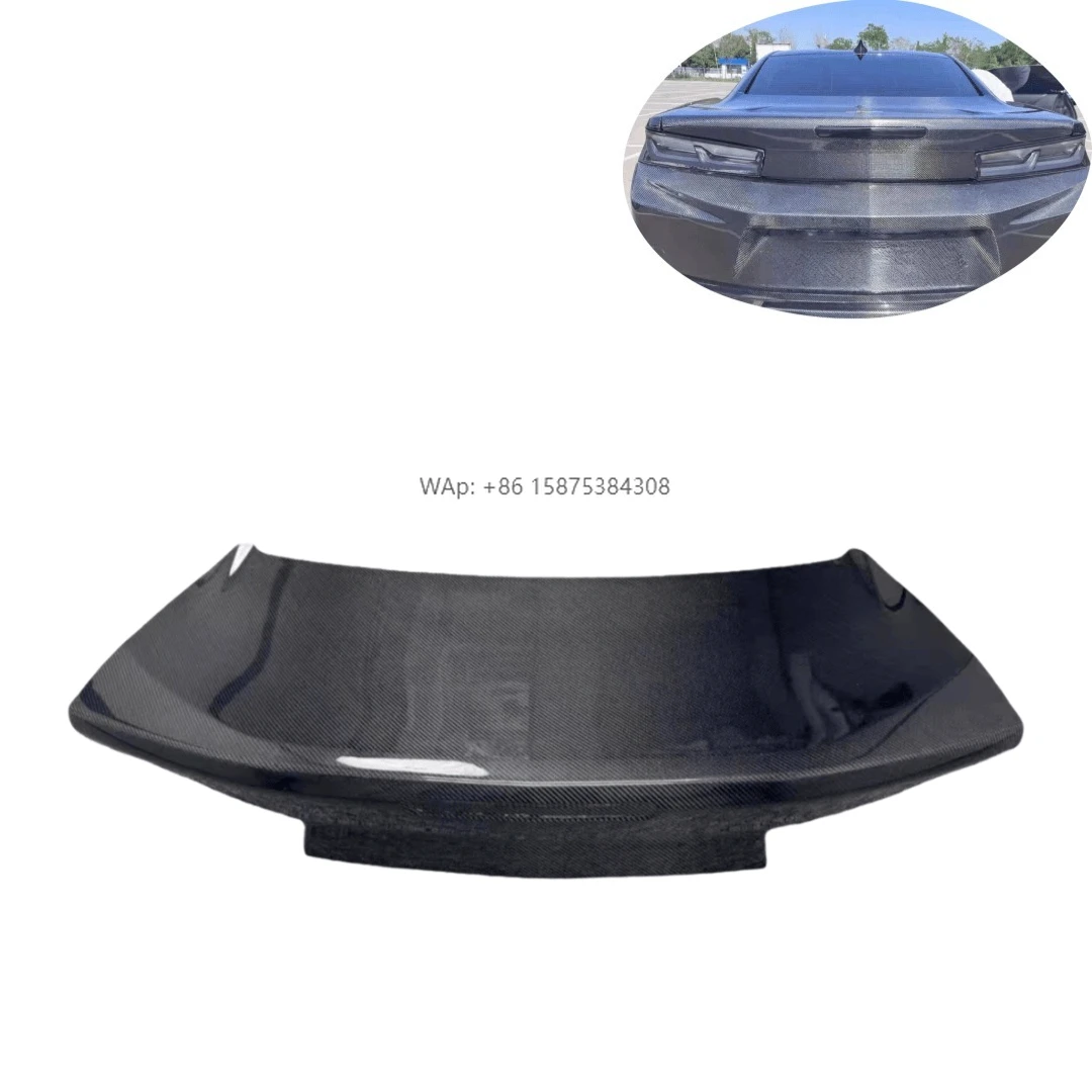 

High Quality for 2016-2023 Camaro 6th Gen Do Luck Style Carbon Fiber Ducktail Trunk Lid Customized