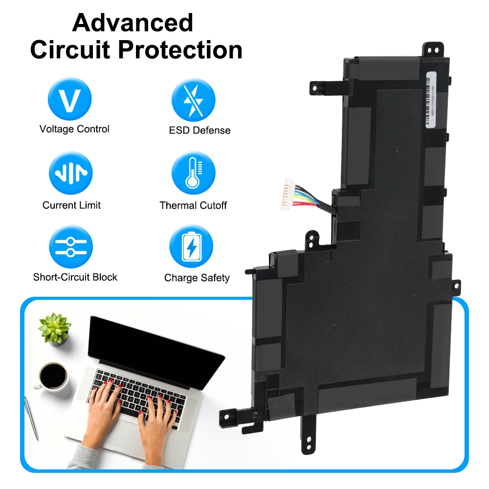 KingSener B31N1842 Bateria do laptopa ASUS VivoBook 15 F513EA K513E KM513UA M513IA S513EA S531F S533UA X513EA X531FA X531FL 42WH — zdjęcie produktu 2