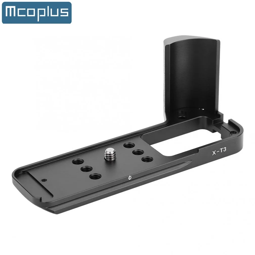 

Mcoplus MCO-XT3G Aluminum Alloy Hand Grip Quick Release Plate L Bracket for Fujifilm XT3 X-T3 Camera