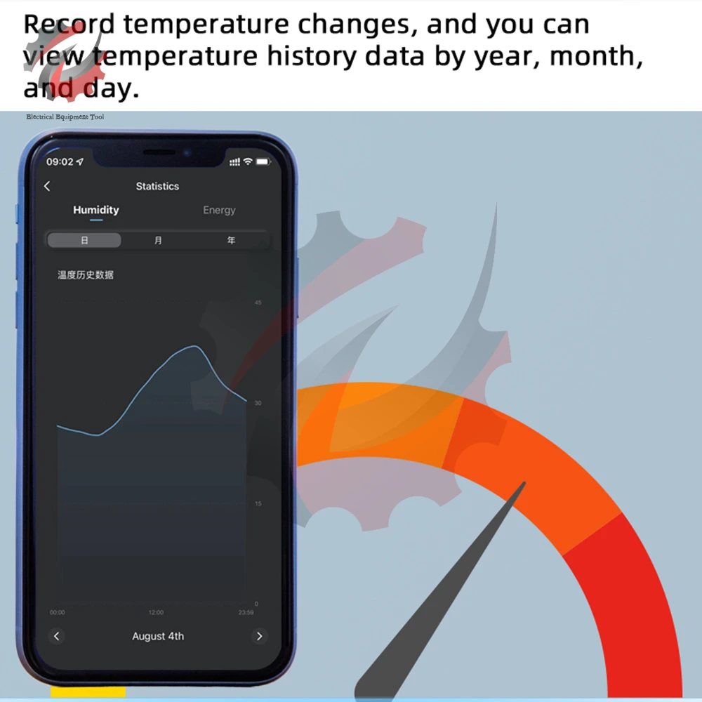 WiFi TH 16A inteligentny przełącznik temperatury Tuya bezprzewodowe sterowanie z monitorowaniem zużycia energii termostat temperatury i wilgotności