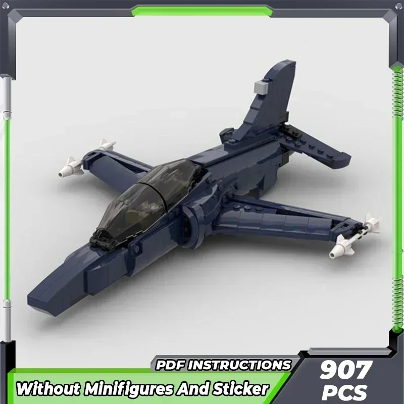 

Moc Building Bricks Military Fighter Model CT-155 Hawk Aircraft Technology Modular Blocks Gifts Christmas Toys DIY Sets Assembly