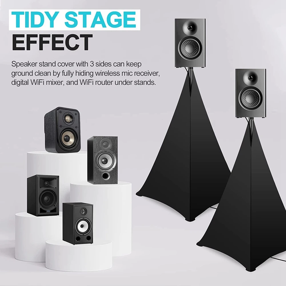 Osłony głośnik dla dj-a obudowa z podstawką głośników kompatybilne z większością regulowany statyw stojaka na głośnik, osłona na podstawkę głośnika