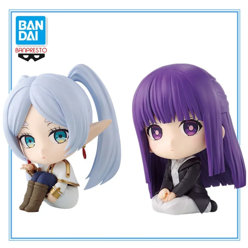 在庫ありオリジナルアニメフィギュアバンダイフリーレン-beyond-journey's-end-sitting-figure-フリーレン・フェンアクションフィギュアおもちゃ